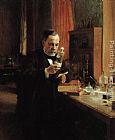 Portrait of Louis Pasteur by Albert Edelfelt